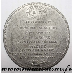 MEDAILLE - POLITIK - IN DER PRÄSENZ VON GENERAL NEGRIER UND DEN BÜRGERN DELESCLUSE, PILETTE, PEMY UND BIGO