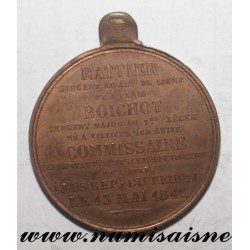 MEDAILLE - POLITIK - RATTIER - BOICHOT - COMMISSAIRE - 1849