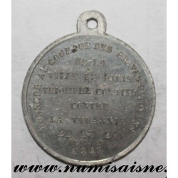 MEDAL - POLITICS - 75 - PARIS - COMPLETE TRIUMPH AGAINST TYRANNY - 1848