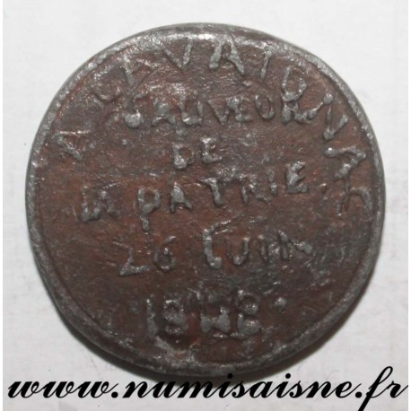 MEDAILLE - POLITIK - TO CAVAIGNAC - SAVIOR OF THE HOMELAND - 1848