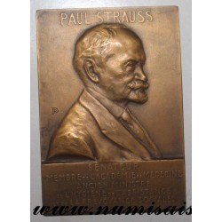 MEDAILLE - POLITIK - 75 - PARIS - PAUL STRAUSS - 1924