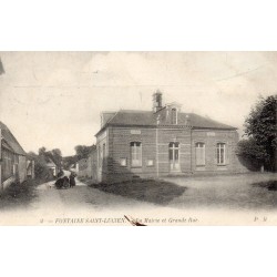 County 60480 - OISE - FONTAINE SAINT-LUCIEN - THE TOWN HALL AND GRAND STREET