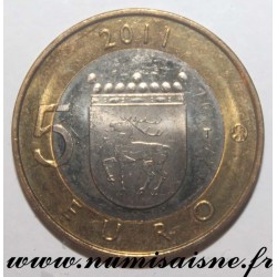 FINLANDE - KM 177 - 5 EURO 2011 - Provinz von Åland