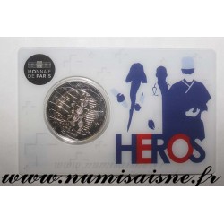 FRANCE - 2 EURO 2020 - RECHERCHE MEDICALE - HEROS - COINCARD