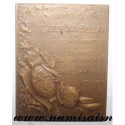 MÉDAILLE - POLITIQUE - 75 - PARIS - LEOPOLD BELLAN - 1893 - 1918