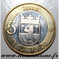 FINLANDE - KM 156 - 5 EURO 2010 - PROVINCE DE SATAKUNTA - LA DENTELLE