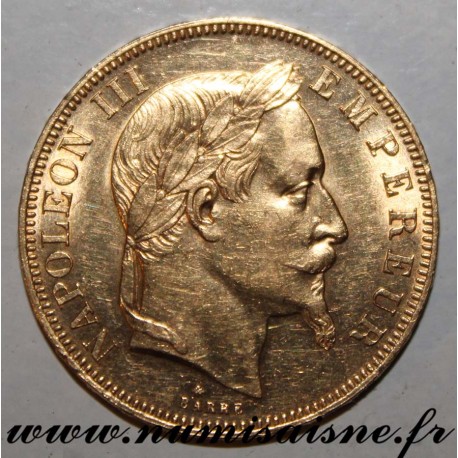 FRANCE - KM 804 - 50 FRANCS 1864 A - Paris - GOLD - NAPOLÉON III