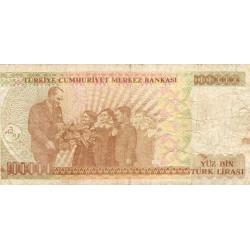 TÜRKEI - PICK 205 b - 100 000 LIRA - L 1970 (1991)