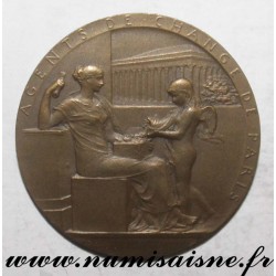 MEDAL - 75 - PARIS - EXCHANGE AGENTS - 1572 - 1898 - By O. Roty