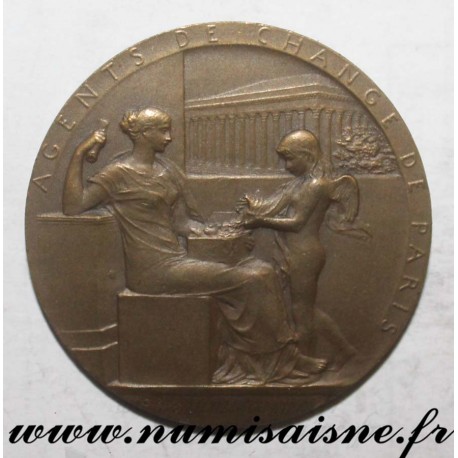 MEDAL - 75 - PARIS - EXCHANGE AGENTS - 1572 - 1898 - By O. Roty