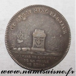 MEDAILLE - 59 - LILLE - CHAMBER OF COMMERCE - LOUIS XV