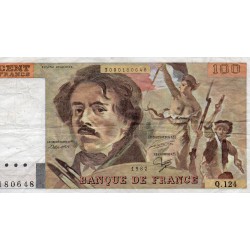 FAY 69/11  - 100 FRANCS DELACROIX - 1987 - PICK 154