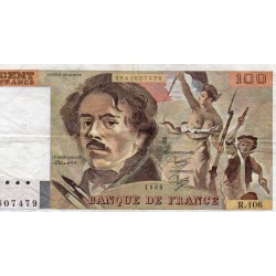 FAY 69/10  - 100 FRANCS DELACROIX - 1986 - PICK 154