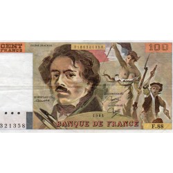 FAY 69/8b - 100 FRANCS DELACROIX 1984 - P.154b