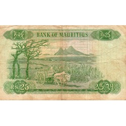 MAURITIUS - PICK 32 b - 25 RUPEES - NO DATE (1967)