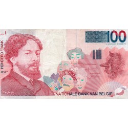 BELGIQUE - PICK 147 - 100 FRANCS (1995-2001)