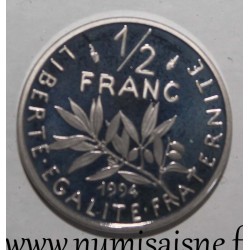 FRANCE - KM 931.1 - 1/2 FRANC 1994 - TYPE SOWER - Dolphin