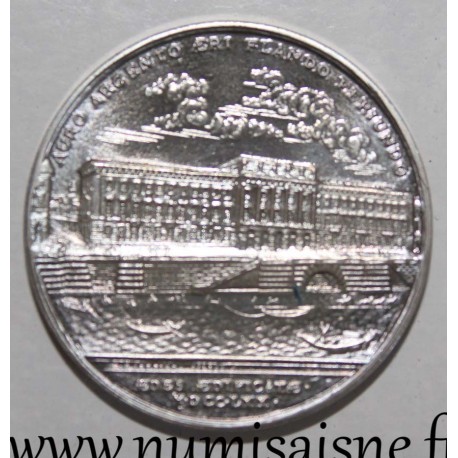 FRANKREICH - MEDAILLE VON "THE MONNAIE DE PARIS" AUS DEM POLIERTE PLATTE VON 1991