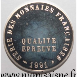 FRANKREICH - MEDAILLE VON "THE MONNAIE DE PARIS" AUS DEM POLIERTE PLATTE VON 1991