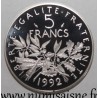 FRANKREICH - KM 926a.2 - 5 FRANCS 1992 - TYP SÄMANN