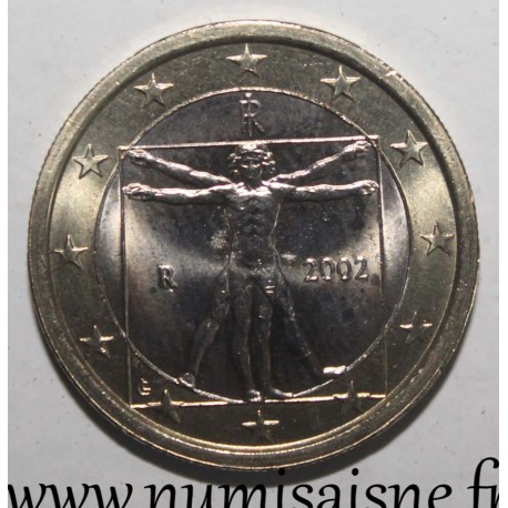 ITALY - KM 216 - 1 EURO 2002 - THE VITRUVIAN MAN