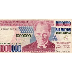 Türkei - PICK 213 - 1 000 000 LIRA - 1970 (2002)