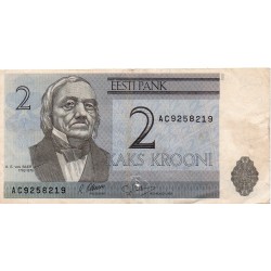 ESTONIA - PICK 70 a - 2 KROONI - 1992