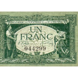 42 - SAINT-ETIENNE - CHAMBER OF COMMERCE - 1 FRANC - 12/01/1921