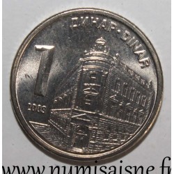 SERBIA - KM 34 - 1 DINARS 2003 - National bank