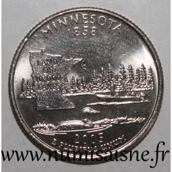 ETATS UNIS - KM 371 - 1/4 DOLLAR 2005 P - Philadelphie - MINNESOTA