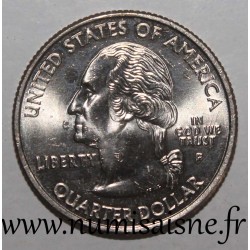 ÉTATS UNIS - KM 305 - 1/4 DOLLAR 2000 P - Philadelphie - MASSACHUSETTS