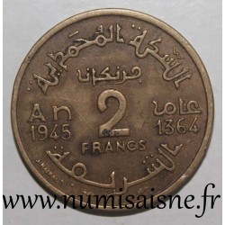 MAROKKO - Y 42 - 2 FRANCS 1945 - AH 1364