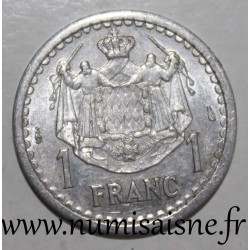 MONACO - KM 120 - 1 FRANC 1943 - UNDATED - LOUIS II