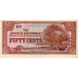 MALAISIE - MALAYA - PICK M4 b - 50 CENTS - NON DATE (1942) - MP