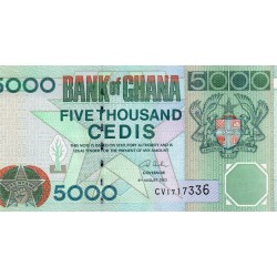 GHANA - PICK 34 - 5 000 CEDIS - 04/08/2003