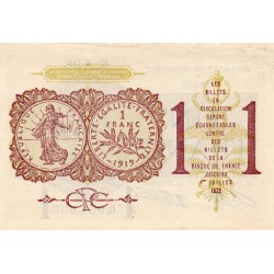 75 - PARIS - 1 FRANC 1919 - PARIS HANDELSKAMMER