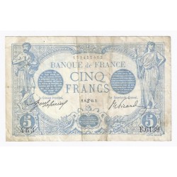 FAY 02/28 - 5 FRANCS BLEU -...