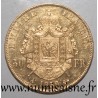 GADOURY 1111 - 50 FRANCS 1859 A - Paris - OR - TYPE NAPOLEON III - KM 785