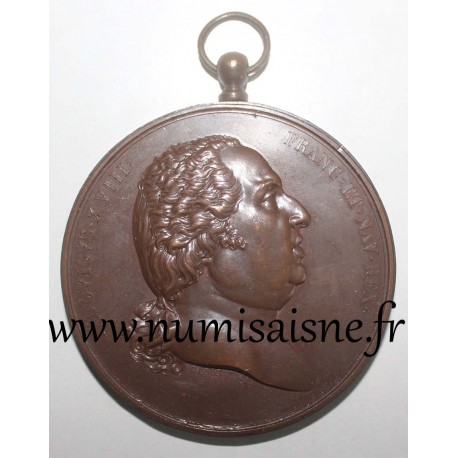 MEDAL - LOUIS XVIII - May 3, 1814 - By Gallé