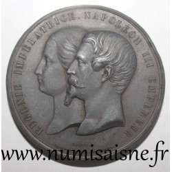 MEDAL - NAPOLEON III AND EUGENIA - INDUSTRY PALACE - 1855