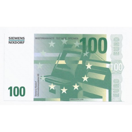 SIEMENS NIXDORF -  100 EUROS - SPECIMEN - NEUF