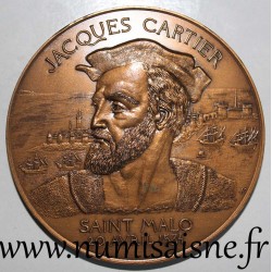 MÉDAILLE - 35 - SAINT MALO - JACQUES CARTIER - 20 AVRIL 1534 - 1984