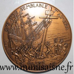 MÉDAILLE - 35 - SAINT MALO - JACQUES CARTIER - 20 AVRIL 1534 - 1984