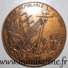 MÉDAILLE - 35 - SAINT MALO - JACQUES CARTIER - 20 AVRIL 1534 - 1984