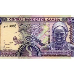 GAMBIA - PICK 23 c - 50 DALASIS - NON DATE (1996-2005)