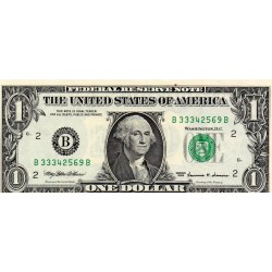 ETATS-UNIS - PICK 504 - 1 DOLLAR 1999 - SERIE B