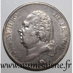 FRANCE - KM 711 - 5 FRANCS 1823 A - Paris - TYPE LOUIS XVIII