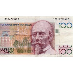 BELGIQUE - PICK 142 - 100 FRANCS - NON DATE (1982 - 1994)