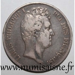 FRANKREICH - KM 736 - 5 FRANCS 1831 A - Paris - LOUIS PHILIPPE 1er - Relief Rand