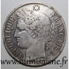 FRANKREICH - KM 818 - 5 FRANCS 1870 K - Bordeaux - CERES - M um 2h